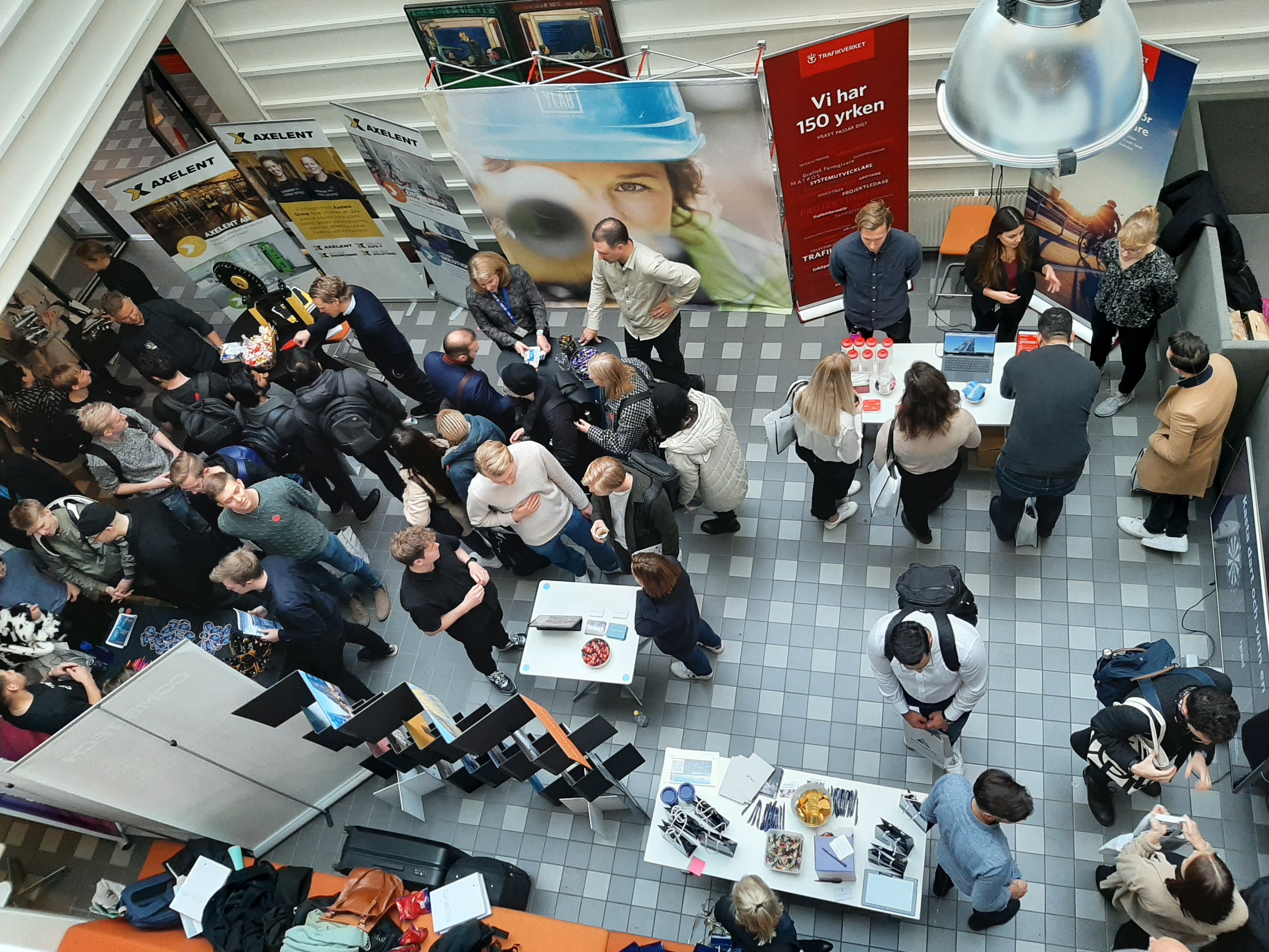 The career day at the School of Engineering, Jönköping University.