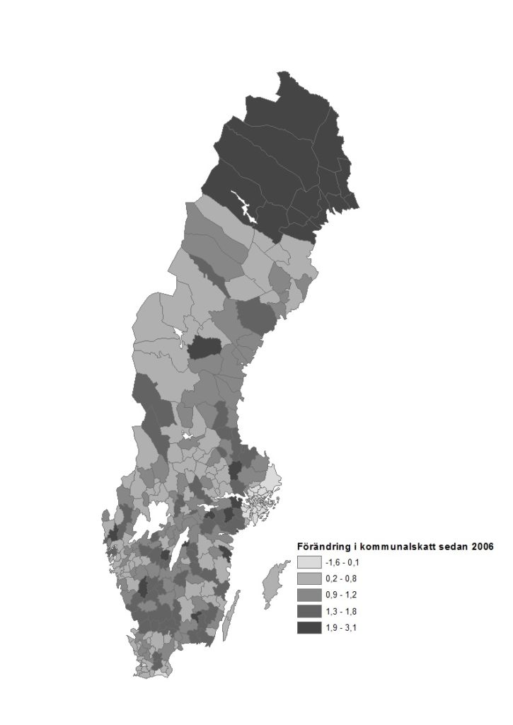 Kommunalskatt förändring