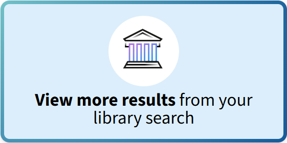 A button with a picture of a roman temple and the text: View more results from your library search