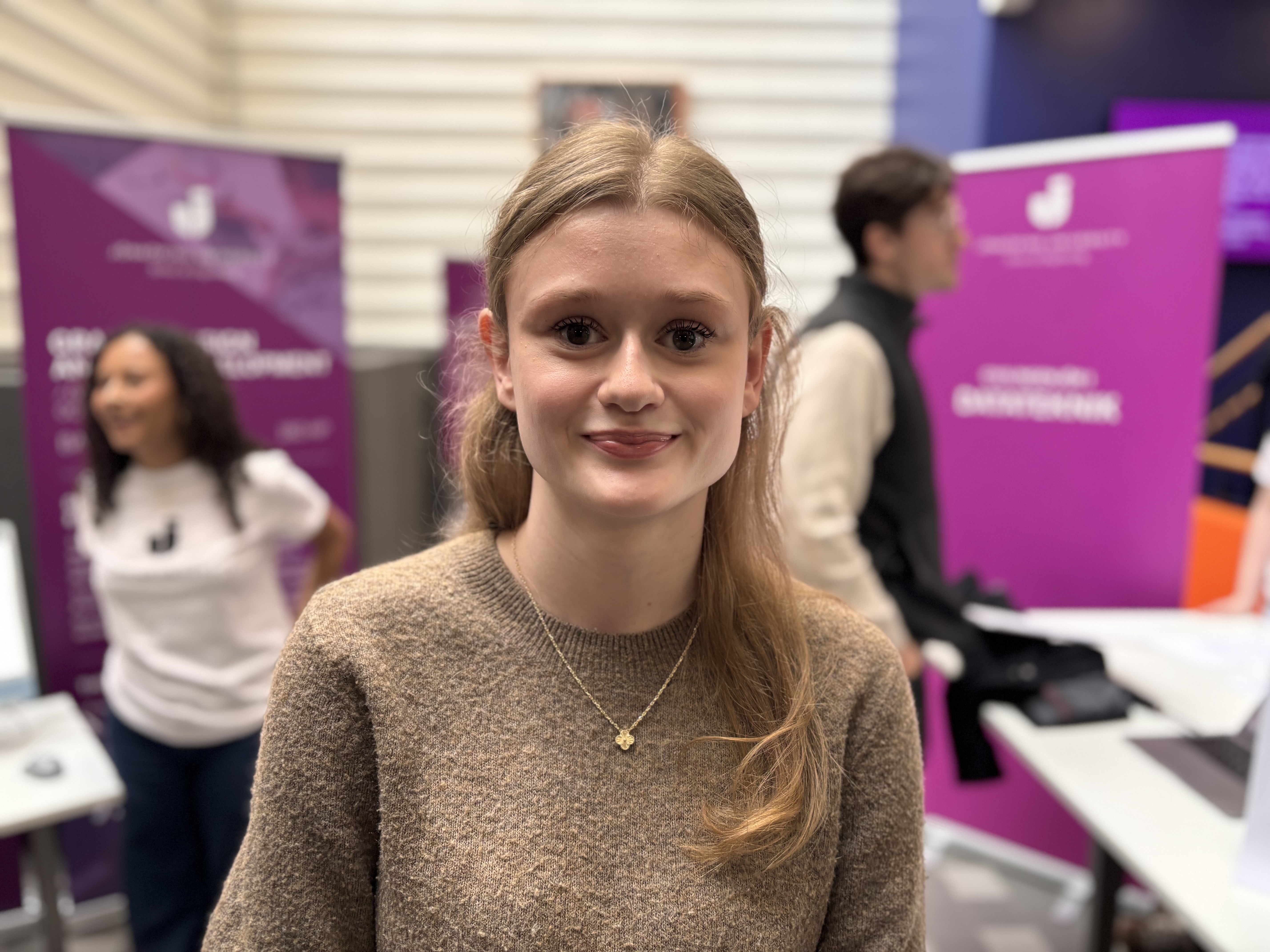 Young girl at school.