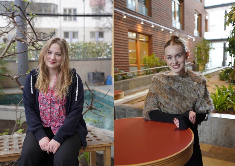 två tjejer som jobbar med EULiST