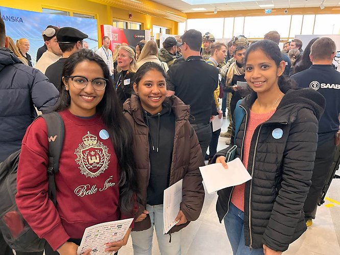 Bild om näringslivsdagen Karriärum på Tekniska Högskolan.