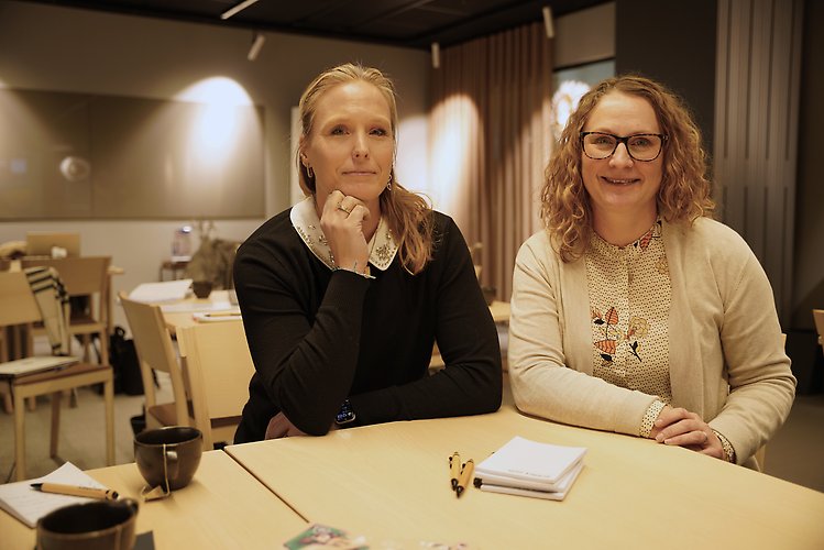 Lina Bjerke och Anette Johansson